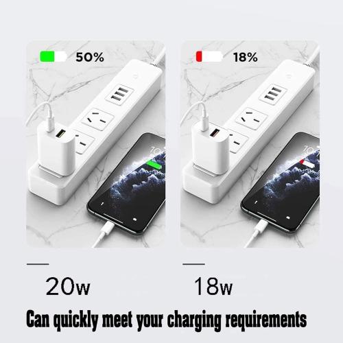 3 Pack USB C Charger Block, Dual Port Type C Wall Charger Fast Charging