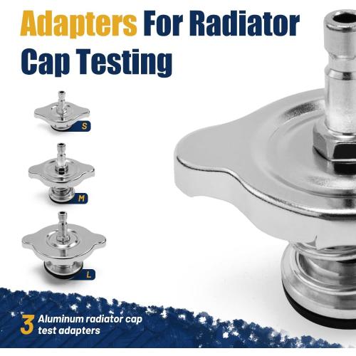 28pcs Radiator Pressure Tester Kit, Coolant Vacuum Refill Kit