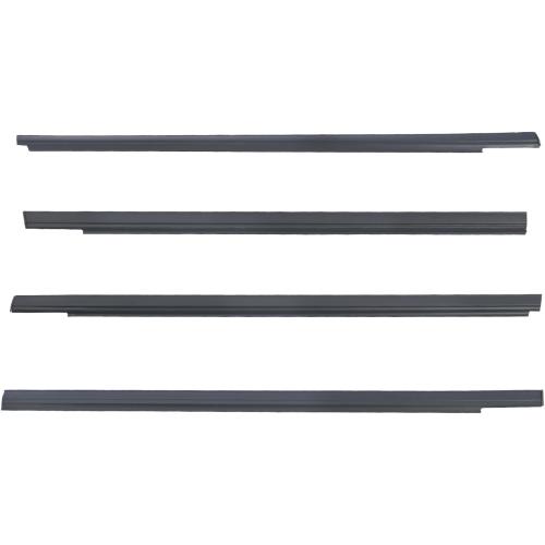 Front Rear Weather Strip Belts Compatible with Chevrolet Spark EV LS LT 2013 2014 2015 Front Rear Door Left & Right Window Outer Sealing Strip Replaces 95972707 95972708 95228888 95228889