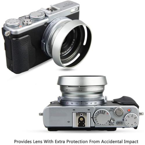 JJC LH-X100 Metal Lens Hood & Filter Adapter for Fuji X100VI X100V X100F