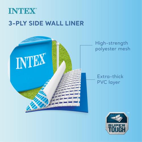 Intex 8-ft x 8-ft x 20-in Metal Frame Round Above-Ground Pool