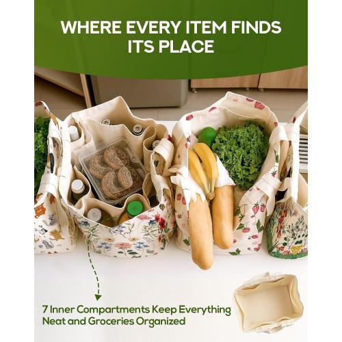 Miss Adola Cute Extra Large Canvas Grocery Tote Bag