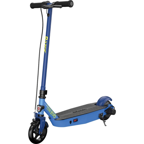 Razor Power Core PC Electric Scooter - Blue: Steel Frame, 10 Mph Max Speed, 120 Lb Capacity