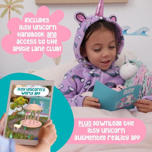 Itsy Unicorn Stuffed Animal - Pink Unicorn Plush Toys with Dress Up Clothes As Ballerina Doll, Good for Unicorns Girl Gifts Age 4-5, Unicorn Toys for Girls Age 6-8