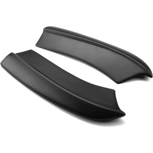 FREEMOTOR802 Rear Aprons Fits 2015-2023 Dodge Charger SRT, Unpainted Black