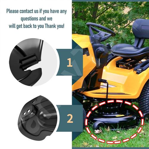 631-05195 631-05195A Lawn Mower Mulch Plug Kit Compatible with MTD Cub Cadet Craftsman 42 46 Lawn Mower, for 2012 and After, Fits 63105195A 19A30055100 LTX-1046VT LTX-1050KH LTX-1045 Model
