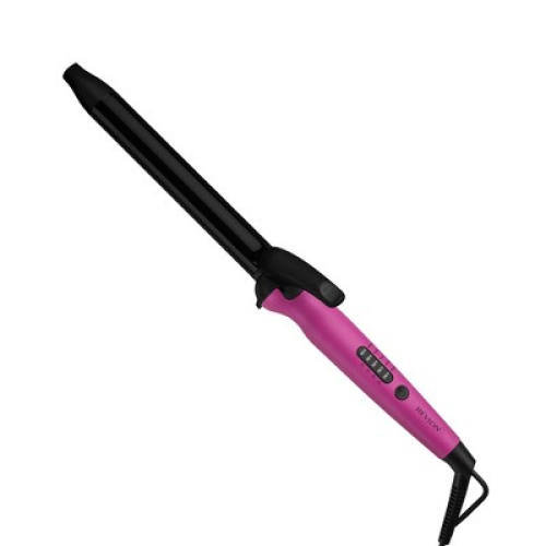Color Pink and Black Revlon Easy Heat Precision Hair Curling Iron - 1