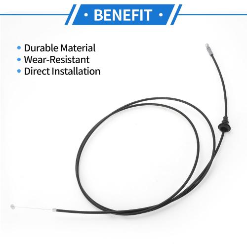 Hood Release Cable No.5363006180 Hood Latch Cable for Toyota Camry 2012-2016 1 Pcs