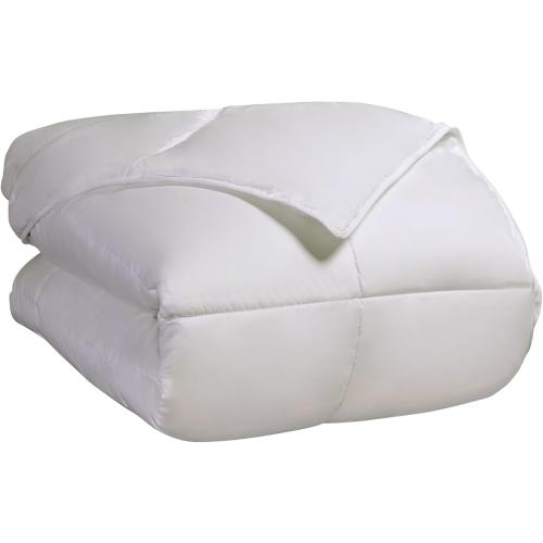 Superior Classic All-Season Reversible Down Alternative Comforter, Comfy, Fluffy, Cozy, Lightweight, Decorative, Duvet Insert, Plush, Oversized Bedding Essential, Box Quilt Design, King, ‼️good condition‼️