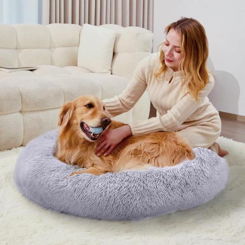 Cat Beds for Indoor Cats, Washable 20 Donut Pet Bed for Small Dogs