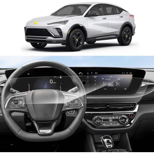 SKTU 2PCS for 2024 2025 2026 Buick Envista/ Buick Encore GX Screen Protector for 2024 2025  Buick Envista/ Buick Encore GX 11-Inch Navigation   8-Inch Instrument Cluster Screen 2024 2025 2026 Encore GX Accessories [Ultra Clear, Anti-Scratch&Glare]