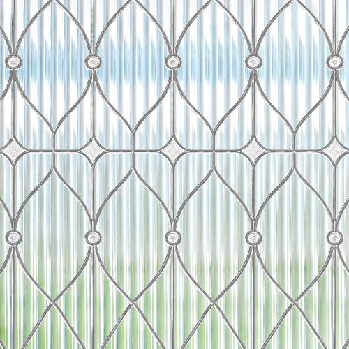 ADD.HERES Window Privacy Film, Glass Decorative Static Cling, 17.5 x 78.7