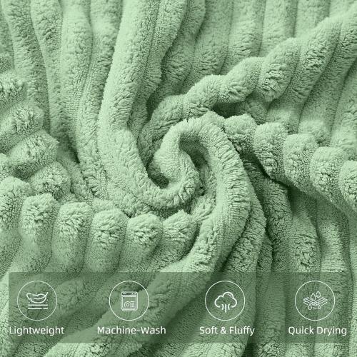 2 Piece Bath Sheets, 40x80 Bath Towels, Sage Green