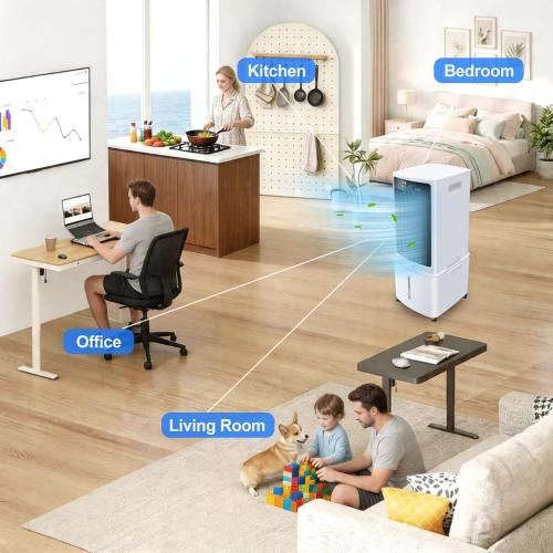 Portable Air Conditioner, Portable Evaporative Air Cooler, Swamp Cooler