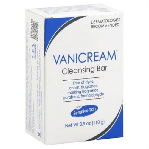 Vanicream Cleansing Bar, For Sensitive Skin, Fragrance Free, 3.9 oz (110 g)