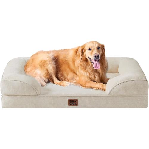 EHEYCIGA Orthopedic Extra Large Dog Bed, Waterproof Washable XL Pet Bed 44