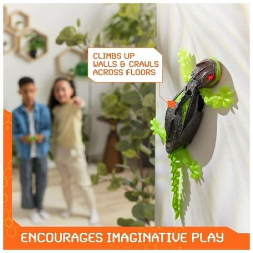 Wall Crawler Gecko, Rechargeable Remote Control Robot Kids Toys, Climbs up Walls for Prank Toys & Games, RC Robot Toys for Boys & Girls Ages 4 & Up