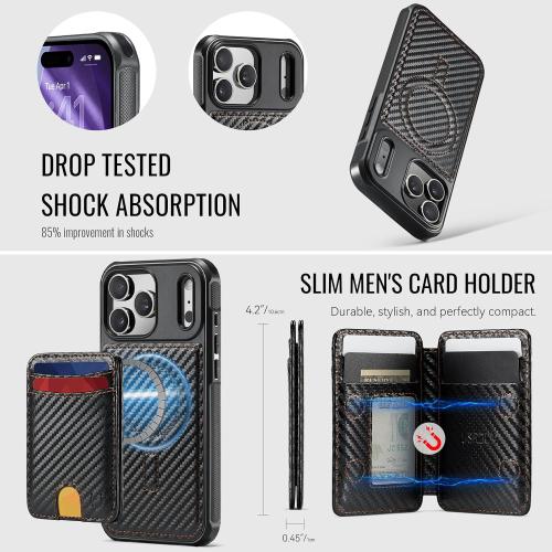 for iPhone 18 Pro Max/17 Pro Max Wallet Case Compatible with Magsafe