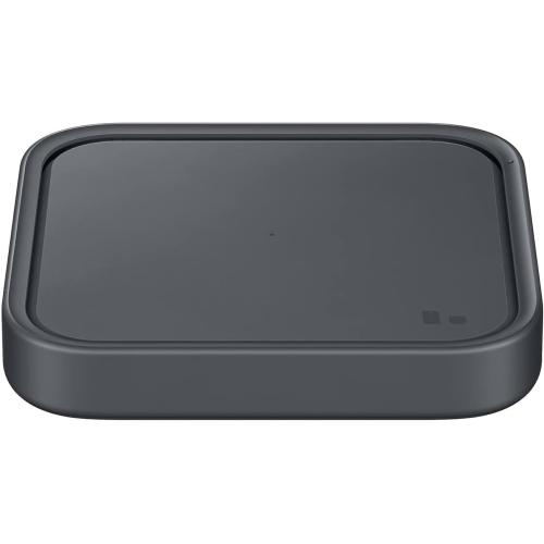 Samsung 15W Wireless Charger Single, Cordless Super Fast Charging Pad for Galaxy Phones and Devices, Compact Design, LED Indicator, USB C Cable Included, 2022, US Version, Grey