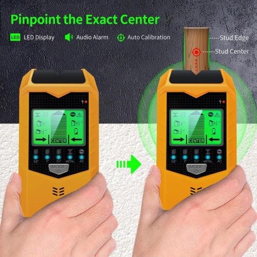Stud Finder Wall Scanner 5-in-1 with Live Wire Detection