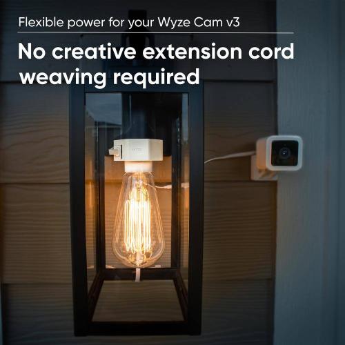 White Lamp Socket Expansion Kit (Requires v3 Camera)