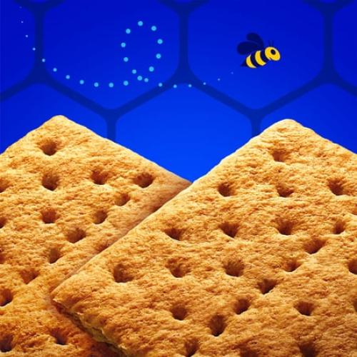 6pk HONEY MAID Graham Crackers, Lunch Snacks, Party Size, 12.8 oz