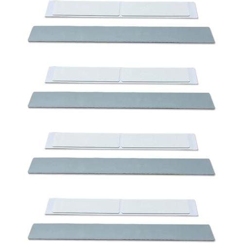 Under Cabinet Lights - Magnetic Sticky 4PCS Replacement Strips with Adhesive Backing, Gray