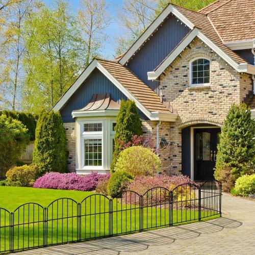 Decorative Garden Fence, 17in (H) x 30ft(L) No Dig Fence