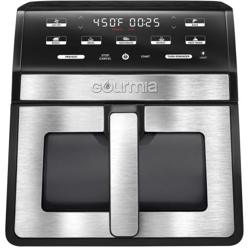 Gourmia 8-Quart Digital Air Fryer with Window & Light