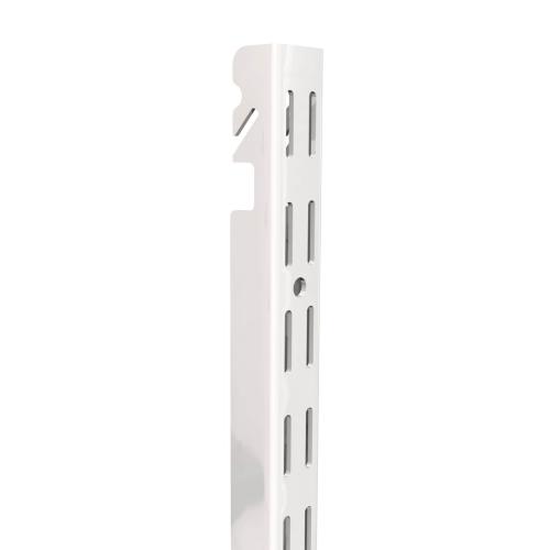 Project Source 60in TrackSmart Vertical Standard 60-in White Adjustable Shelving Upright