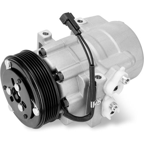 AC Compressor with Clutch Compatible with Ford Expedition F-150 2007-2014, F-250 F-350 F-450 F-550 Super Duty, F53 & Lincoln Navigator Mark LT 2007-2008 w/One Plug