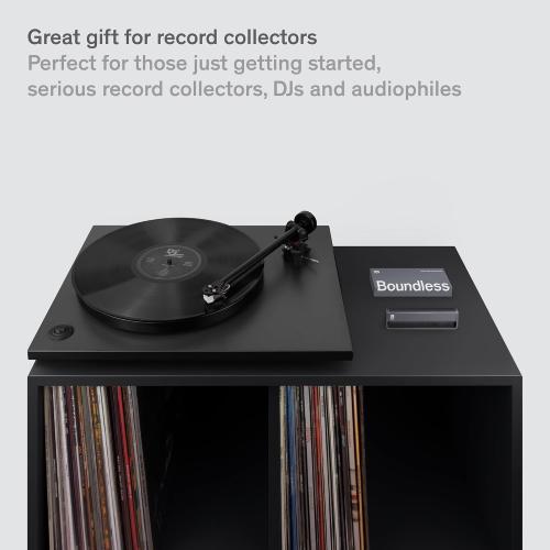 Boundless Audio Record Cleaner Brush - Carbon Fiber Anti-Static Vinyl Brush - Record Player Accessories for Vinyl Cleaning