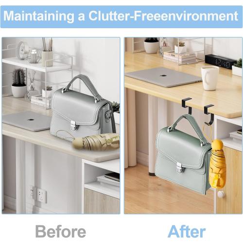 2PCS Purse Hook for Table Heavy Duty Purse Hanger for Table