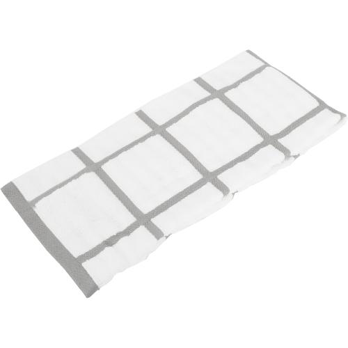 All-Clad Checked Kitchen Towel: Highly Absorbent, Super Soft Long Lasting - 100% Cotton, 17x30 Tea Towel for Cleaning & Drying Dishes, Pans, Glassware, or Countertops, (2-Pack), Titanium Gray