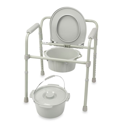 Drive Medical Folding Steel Commode