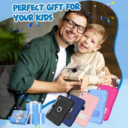 BMOUO for iPad A16 11th/10th Generation Case (11/10.9”, 2025/2022), Black