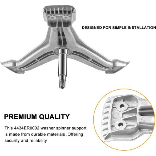 4434ER0002D 4434ER0002A Washer Spinner Support Replacement by AMI PARTS - Fits for L.G Washing Machine Replace Rear Drum Support Spider 4434ER0002B 4434ER0002E AP5592038