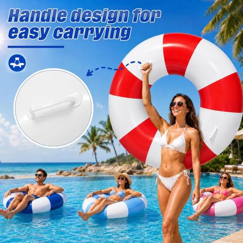 4 Pack Inflatable Pool Floats for Adult