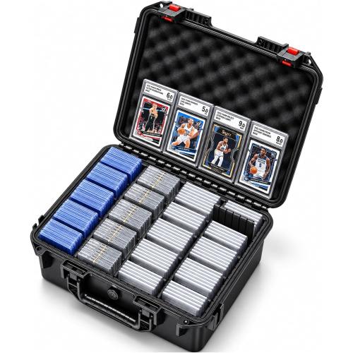 Graded Card Case Storage Box: Trading Card Storage Box with 12 Dividers