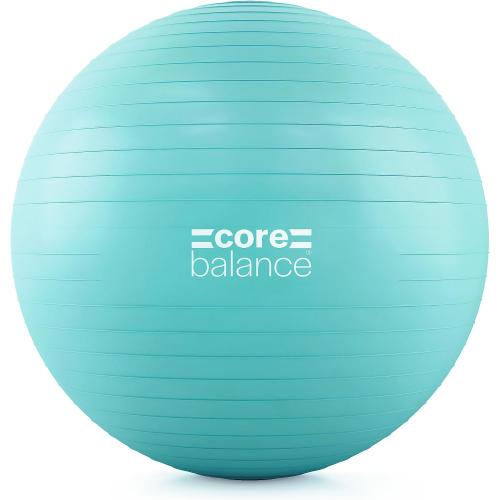 Core Balance Exercise Ball, Stability Ball for Yoga, Pilates and Fitness, Gym Ball for Home Gym and Office Chair, Training, Physical Therapy, Anti Burst, Pump Included, 55cm 65cm 75cm 85cm