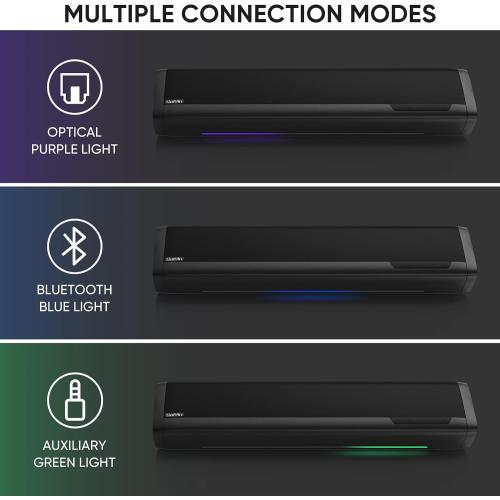 Saiyin Sound Bar with Subwoofer, Home Theater Surround System for TV PC