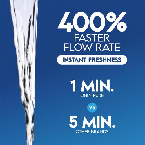 OnlyPure 120 Gallon Long Life 40 Cups Water Filter Pitcher 1 Membrane Filter, IAPMO Certified, 5X Times Lifetime, Reduces 99% Lead, Cadmium, Mercury, PFAS, PFOS, Compatible Brita Long Last Pitcher