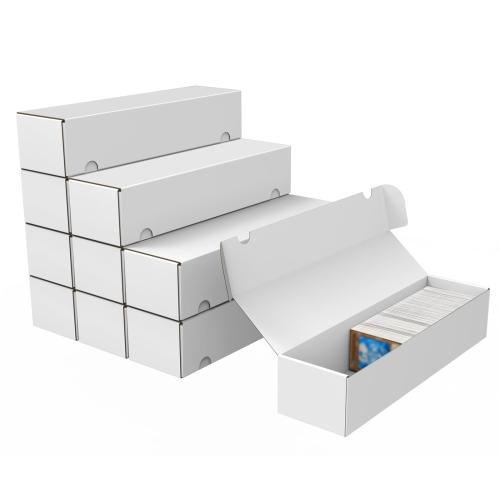 Amazon.com: XRACV Trading Card Storage Box, 10-Pack 1100 Count White Corrugated Cardboard Bulk Sports Storage Box for TCG/Magic/Mtg Basketball Cards, Collectible Trading Cards : Toys & Games