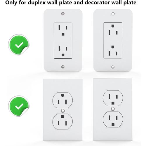 WALI Outlet Shelf Wall Holder, Bathroom Shelf for Smart Home Decor