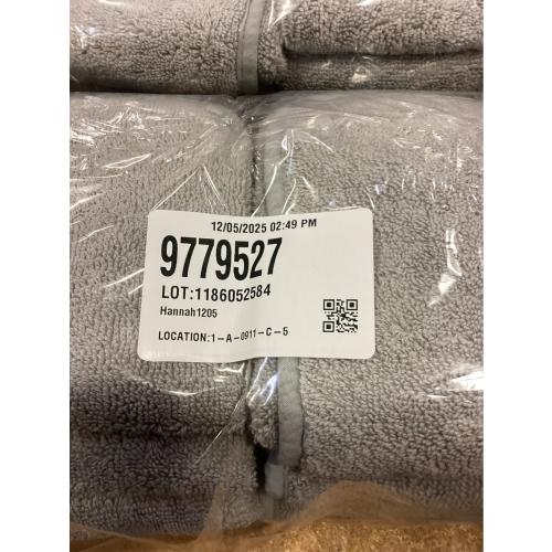 Haven Turkish Cotton Washcloth in Harbor Mist Grey Pack of 6