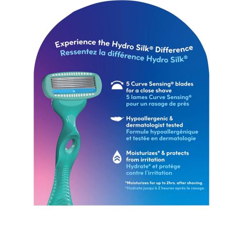 Schick Hydro Silk Sensitive Women's Razor Blade Refills, 4ct