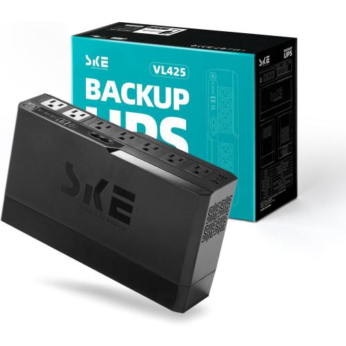SKE 425VA/240W UPS Battery Backu Surge Protector for Computer UPS Battery Backup Uninterruptible Power Supply…, VL425