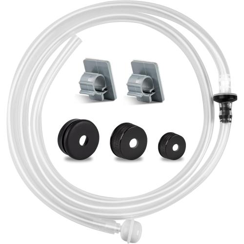 Yofidra Sink Soap Dispenser Extension Tube Kit (Anti-Backflow, 47) | Upgraded check valve, fits most soap containers, stable strong suction, no repeated tiny bottle refilling
