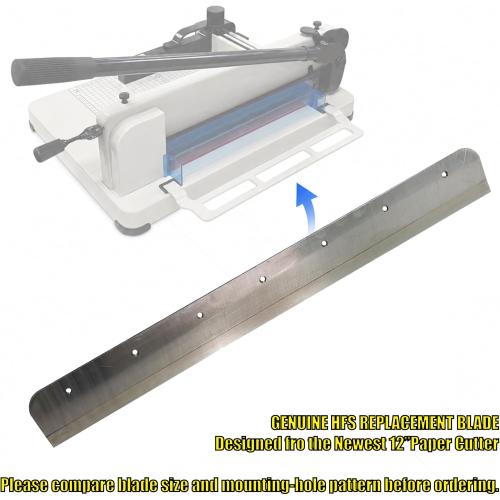 HFS (R) Heavy Duty Guillotine Paper Cutter Replacement Blade - Compatible with HFS 12'' A4 Paper Cutter