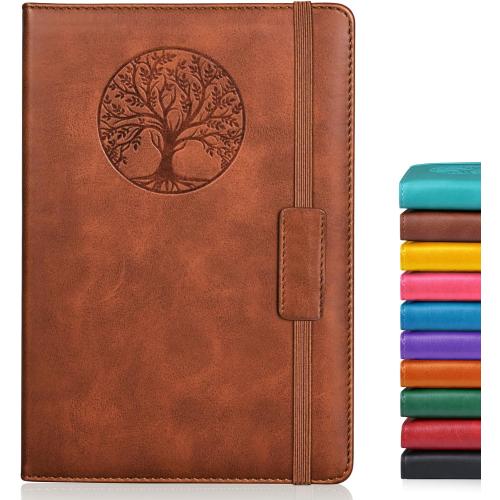 Biuwory Leather Journal Notebook,256 Thick Lined Pages,Hardcover 5.7×8.3